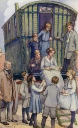 Scène de The Slowcoach, par Edward Verrall Lucas